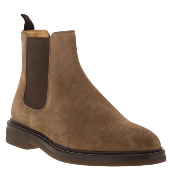 25FW 브루넬로 쿠치넬리 부츠 MZUPEAE818 HAZELNUT - BRUNELLO CUCINELLI