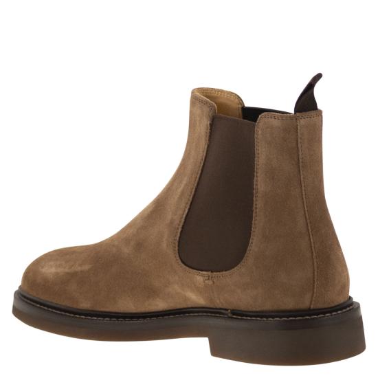 25FW 브루넬로 쿠치넬리 부츠 MZUPEAE818 HAZELNUT - BRUNELLO CUCINELLI