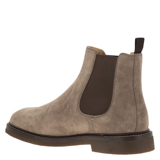 25FW 브루넬로 쿠치넬리 부츠 MZUPEAE818 TURTLEDOVE - BRUNELLO CUCINELLI