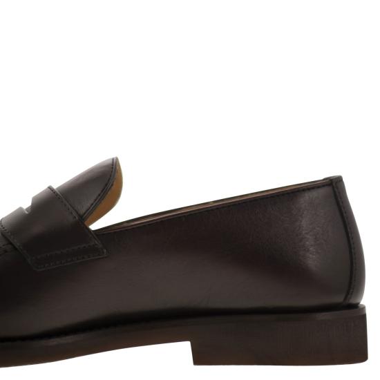 25FW 브루넬로 쿠치넬리 로퍼 MZUODEE705 BROWN - BRUNELLO CUCINELLI