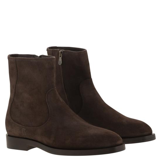 25FW 브루넬로 쿠치넬리 부츠 MZUDERV716 BROWN - BRUNELLO CUCINELLI