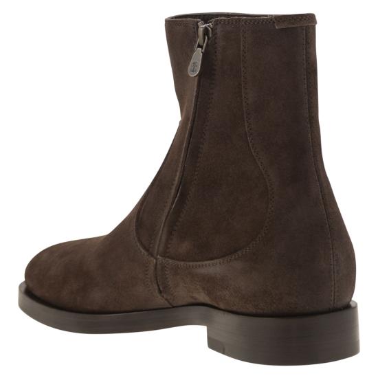 25FW 브루넬로 쿠치넬리 부츠 MZUDERV716 BROWN - BRUNELLO CUCINELLI