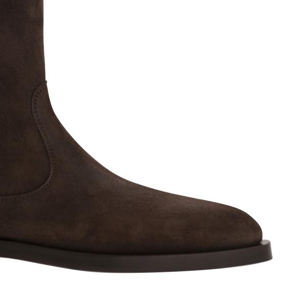 25FW 브루넬로 쿠치넬리 부츠 MZUDERV716 BROWN - BRUNELLO CUCINELLI