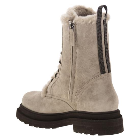 25FW 브루넬로 쿠치넬리 부츠 MZSFG3123 ICE - BRUNELLO CUCINELLI