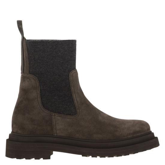 25FW 브루넬로 쿠치넬리 부츠 MZSFG3034 BROWN