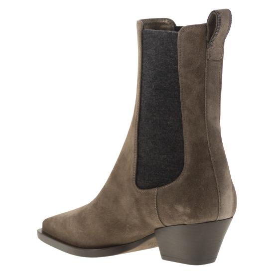 25FW 브루넬로 쿠치넬리 부츠 MZSFC3080P BROWN - BRUNELLO CUCINELLI