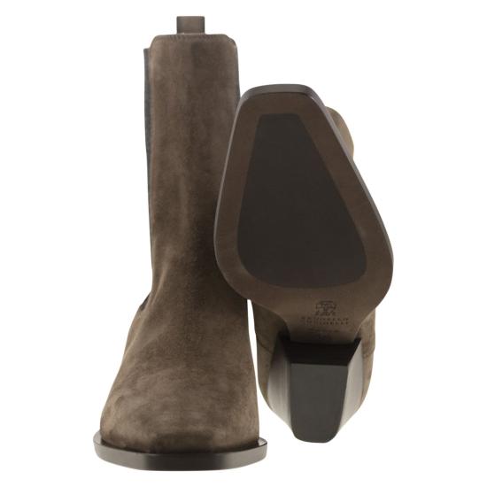 25FW 브루넬로 쿠치넬리 부츠 MZSFC3080P BROWN - BRUNELLO CUCINELLI