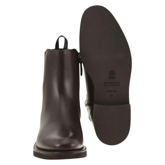 25FW 브루넬로 쿠치넬리 부츠 MZOLG3033 DARK BROWN - BRUNELLO CUCINELLI