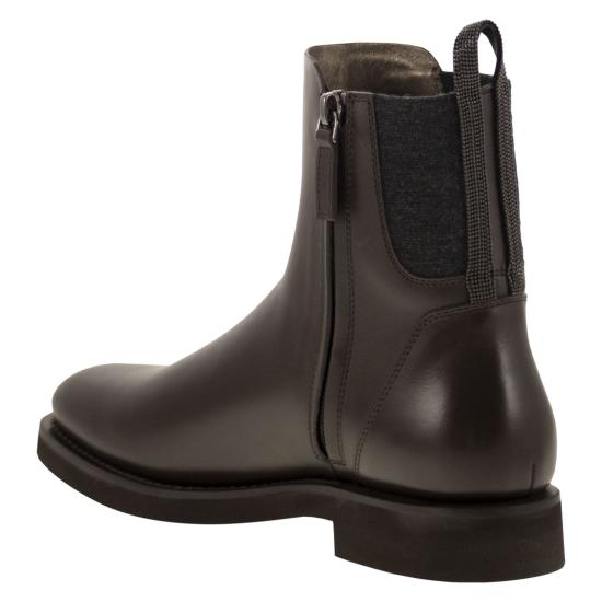 25FW 브루넬로 쿠치넬리 부츠 MZOLG3033 DARK BROWN - BRUNELLO CUCINELLI