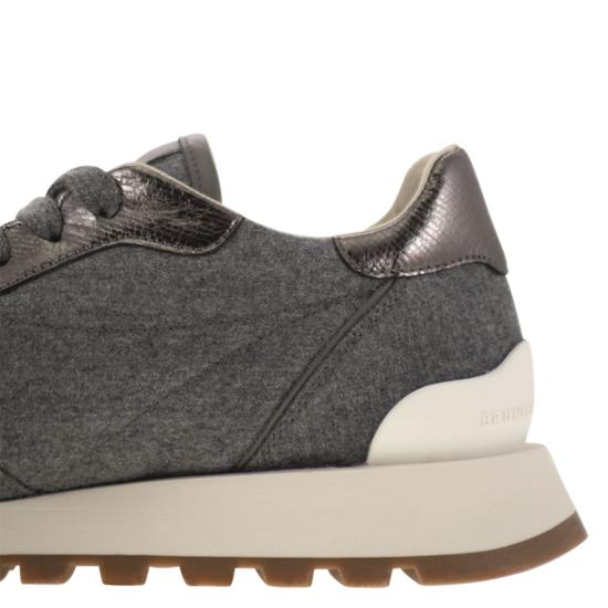 25FW 브루넬로 쿠치넬리 스니커즈 MZ26G1960 GREY - BRUNELLO CUCINELLI