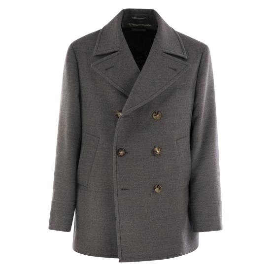 25FW 브루넬로 쿠치넬리 코트 MY4967026 GREY