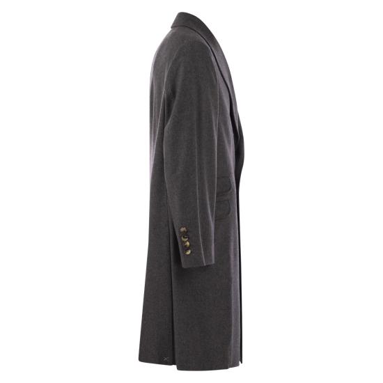 25FW 브루넬로 쿠치넬리 코트 MY4499154 DARK GREY - BRUNELLO CUCINELLI