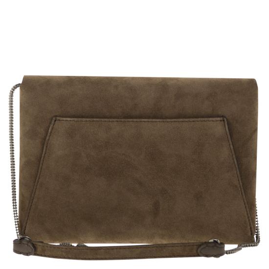 25FW 브루넬로 쿠치넬리 모닐레 장식 BC Duo 파우치 MWDLD2722P BROWN - BRUNELLO CUCINELLI