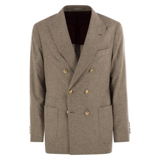 25FW 브루넬로 쿠치넬리 수트 자켓 MV4017BBDG BEIGE