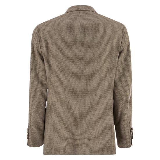 25FW 브루넬로 쿠치넬리 수트 자켓 MV4017BBDG BEIGE - BRUNELLO CUCINELLI