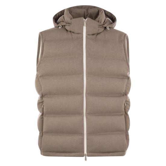 25FW 브루넬로 쿠치넬리 베스트 MQ4631608 BEIGE