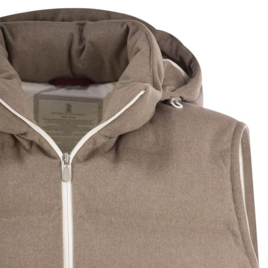 25FW 브루넬로 쿠치넬리 베스트 MQ4631608 BEIGE - BRUNELLO CUCINELLI