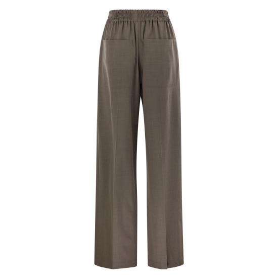 25FW 브루넬로 쿠치넬리 스트레이트 팬츠 MPW07P9002 LIGHT BROWN - BRUNELLO CUCINELLI