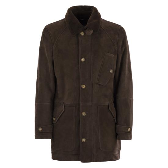 25FW 브루넬로 쿠치넬리 자켓 MPSTR2056 DARK BROWN