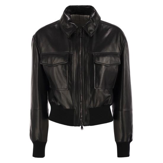 25FW 브루넬로 쿠치넬리 무톤 MPNGP7854P BLACK