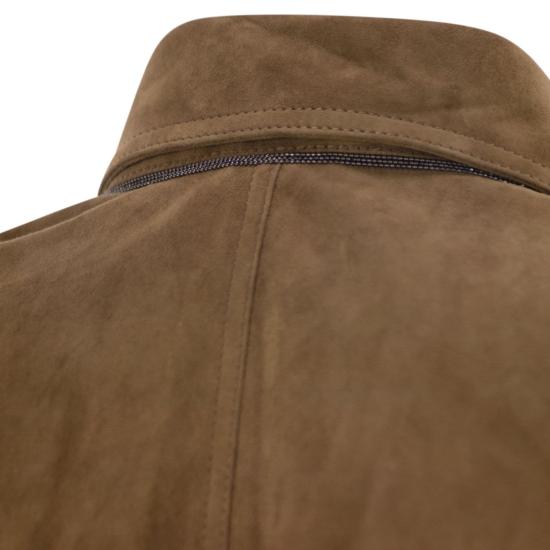 25FW 브루넬로 쿠치넬리 블라우스/셔츠 MPCLF7435P LIGHT BROWN - BRUNELLO CUCINELLI