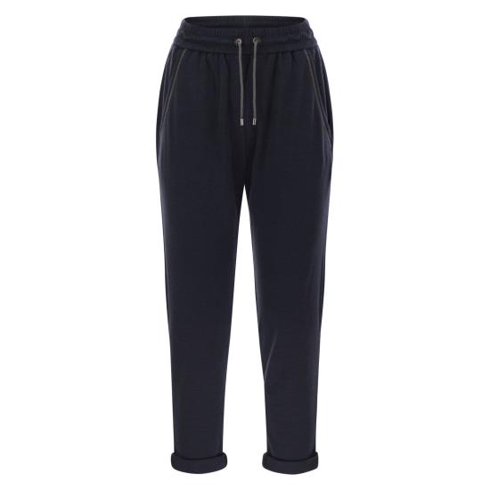 25FW 브루넬로 쿠치넬리 스트레이트 팬츠 MP828SB899 BLUE