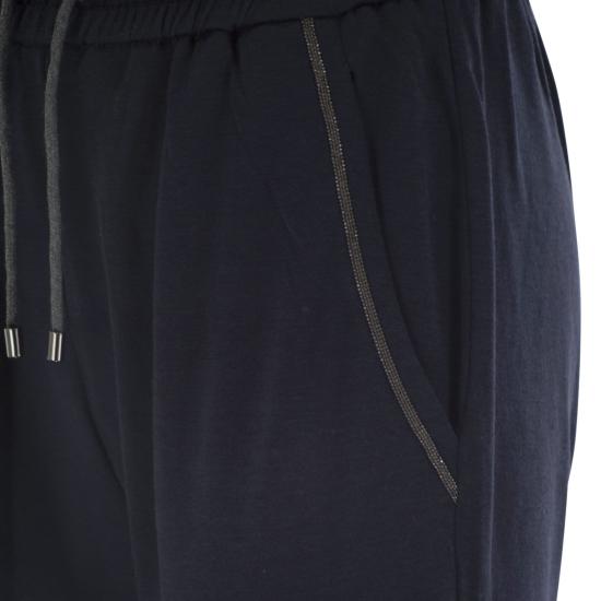 25FW 브루넬로 쿠치넬리 스트레이트 팬츠 MP828SB899 BLUE - BRUNELLO CUCINELLI