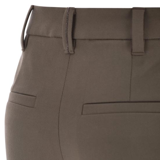 25FW 브루넬로 쿠치넬리 스트레이트 팬츠 MP126P8703 BROWN - BRUNELLO CUCINELLI