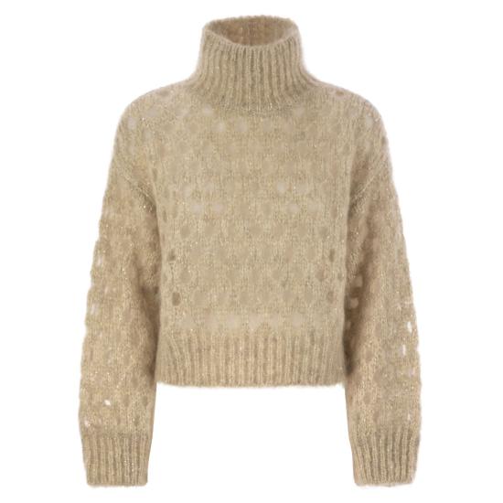 25FW 브루넬로 쿠치넬리 터틀넥 MNA326504 LIGHT BEIGE