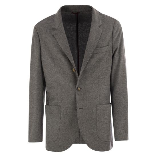 25FW 브루넬로 쿠치넬리 수트 자켓 ML8968J01 GREY