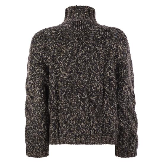 25FW 브루넬로 쿠치넬리 터틀넥 MGR372904 DARK BROWN - BRUNELLO CUCINELLI