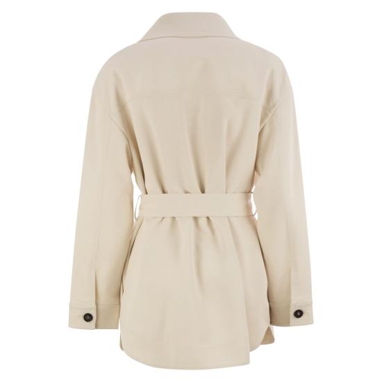 25FW 브루넬로 쿠치넬리 코트 MG5127451P IVORY - BRUNELLO CUCINELLI