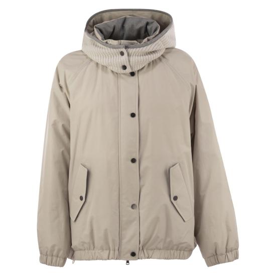 25FW 브루넬로 쿠치넬리 디테처블 후드 자켓 MG5017852 ICE