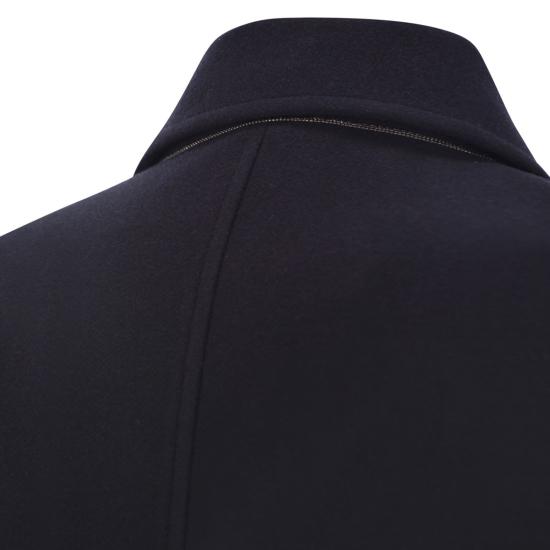 25FW 브루넬로 쿠치넬리 라이트웨이트 모니리 장식 울 코트 MD5919894P NAVY - BRUNELLO CUCINELLI