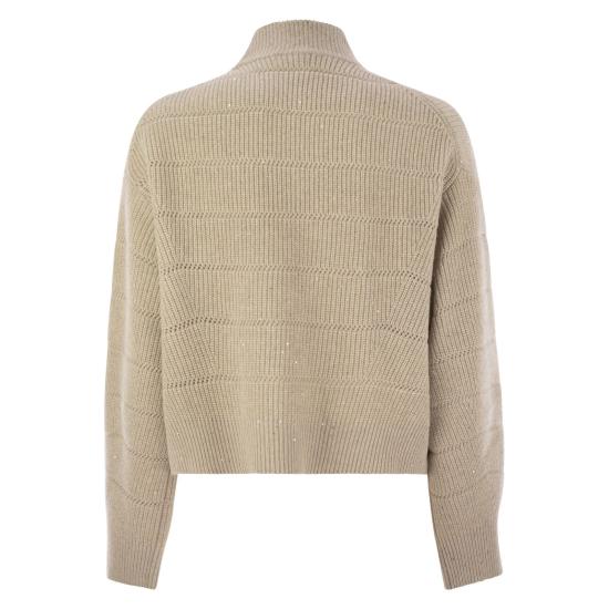 25FW 브루넬로 쿠치넬리 터틀넥 MBM738204 BEIGE - BRUNELLO CUCINELLI