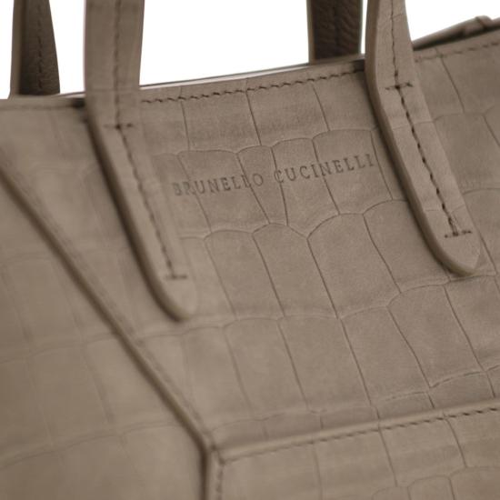 25FW 브루넬로 쿠치넬리 토트백 MBDCD2675P LIGHT BROWN - BRUNELLO CUCINELLI