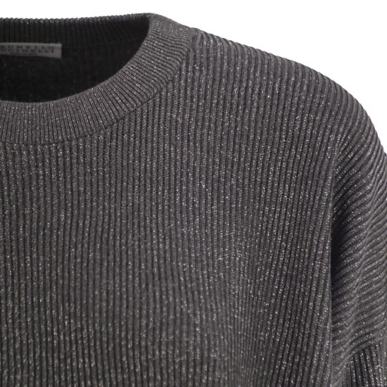 25FW 브루넬로 쿠치넬리 바니세 스웨터 MAZ260200P ANTHRACITE - BRUNELLO CUCINELLI