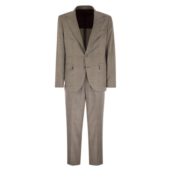 25FW 브루넬로 쿠치넬리 수트 세트 MA479LDFV2 LIGHT BROWN
