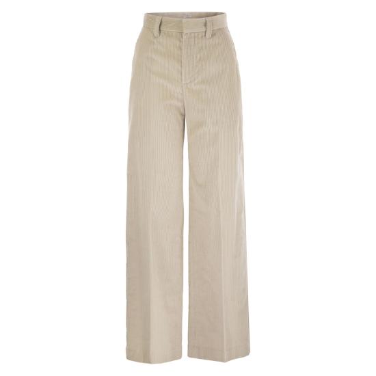 25FW 브루넬로 쿠치넬리 스트레이트 팬츠 MA180P8724 LIGHT BEIGE