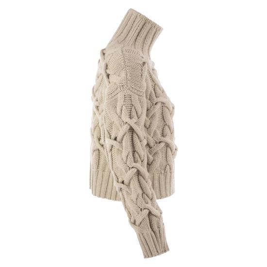 25FW 브루넬로 쿠치넬리 터틀넥 M52365804 BEIGE - BRUNELLO CUCINELLI