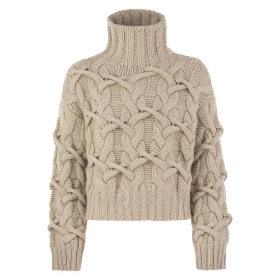 25FW 브루넬로 쿠치넬리 터틀넥 M52365804 BEIGE