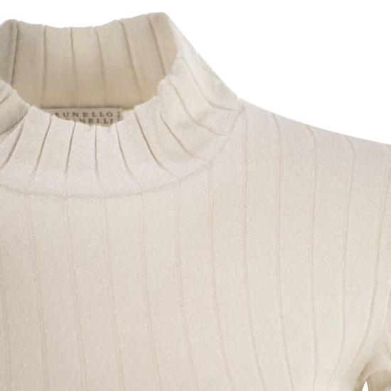 25FW 브루넬로 쿠치넬리 터틀넥 M41862204P WHITE - BRUNELLO CUCINELLI