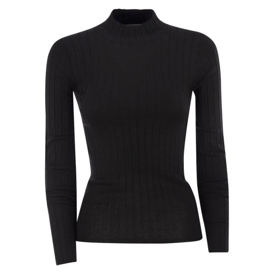 25FW 브루넬로 쿠치넬리 터틀넥 M41862204P BLACK