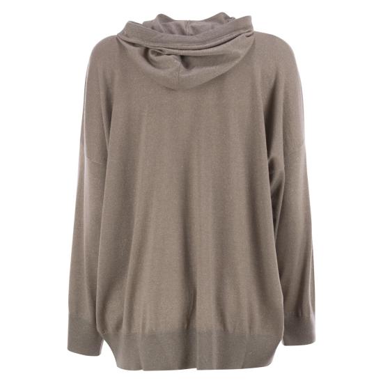 25FW 브루넬로 쿠치넬리 후드 티셔츠 M41845909P LIGHT BROWN - BRUNELLO CUCINELLI