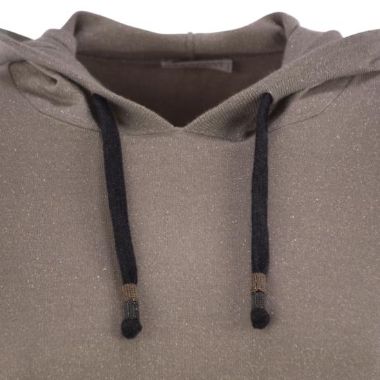 25FW 브루넬로 쿠치넬리 후드 티셔츠 M41845909P LIGHT BROWN - BRUNELLO CUCINELLI