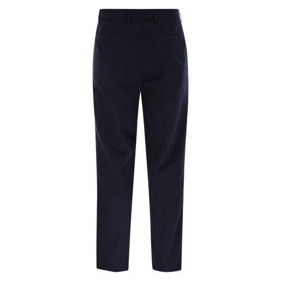 25FW 브루넬로 쿠치넬리 스트레이트 팬츠 M252UE1450 NAVY - BRUNELLO CUCINELLI