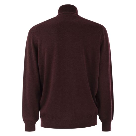 25FW 브루넬로 쿠치넬리 터틀넥 M2200124 BORDEAUX - BRUNELLO CUCINELLI