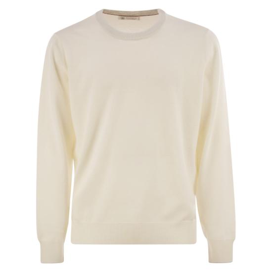 25FW 브루넬로 쿠치넬리 스웨터 M2200100 CREAM