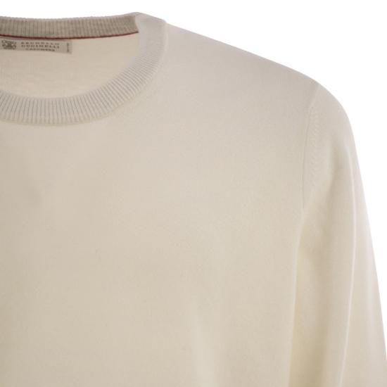 25FW 브루넬로 쿠치넬리 스웨터 M2200100 CREAM - BRUNELLO CUCINELLI