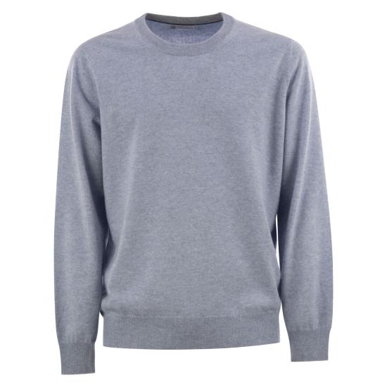 25FW 브루넬로 쿠치넬리 스웨터 M2200100 LIGHT BLUE